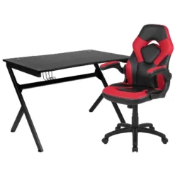 Flash Furniture Gaming Desk And Racing Chair Set With Cup Holder, Headphone Hook & 2 Wire Management Holes 29 Flash Furniture Gaming Desk And Racing Chair Set With Cup Holder, Headphone Hook & 2 Wire Management Holes -Furniture Series Store GUEST 0116e199 c111 4395 83de b75bbf29cc67