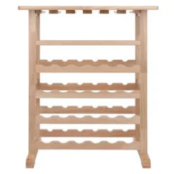 24-Bottle Wine Rack Wood/Beechwood - Winsome -Furniture Series Store GUEST 014f2166 b435 4c8a b9b8 010496be3e1a