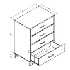Mixed Material 4 Drawer Dresser - Room Essentials™ 12 Mixed Material 4 Drawer Dresser - Room Essentials™ -Furniture Series Store GUEST 0183eaab ffa6 4b7e b8e1 e252b8eb2e08