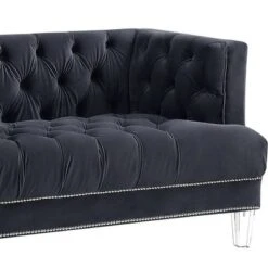 64" Ansario Sofa Charcoal Velvet - Acme Furniture -Furniture Series Store GUEST 02c229f8 5455 441e 8d8e 468abf5905f6