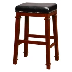 Kennedy Backless Barstool Wood - Linon -Furniture Series Store GUEST 03a5fbba 7c1e 4e7c b0d3 7564e6b8429b