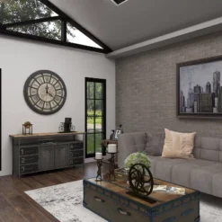 Industrial Wood Buffet Gray - Olivia & May -Furniture Series Store GUEST 04ab71e3 bd0b 4869 b58f da5d46859e26