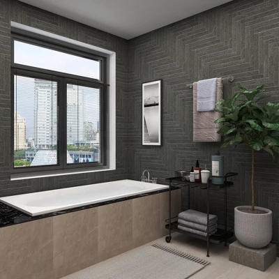 Contemporary Metal Bar Cart Black - Olivia & May 9 Contemporary Metal Bar Cart Black - Olivia & May - Image 9