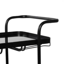 Contemporary Metal Bar Cart Black - Olivia & May 23 Contemporary Metal Bar Cart Black - Olivia & May -Furniture Series Store GUEST 04e04b59 7d9b 458e b6f8 22ce08b0006c