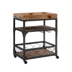 Collin Bar Cart Antique Bronze - Powell Company 11 Collin Bar Cart Antique Bronze - Powell Company -Furniture Series Store GUEST 06419c90 3c77 4b70 8802 afc4d1115a25
