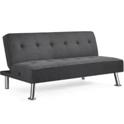 Yaheetech Modern Fabric Convertible Futon Sofa Bed With USB Ports 17 Yaheetech Modern Fabric Convertible Futon Sofa Bed With USB Ports -Furniture Series Store GUEST 065cf007 cb9c 4b73 98ac 1aaf8b1e0d6b