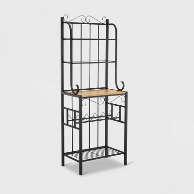 Praha Bakers Rack Black - Boraam 1 Praha Bakers Rack Black - Boraam