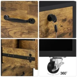 Yaheetech 2-Drawer And 1-Open Shelf Mobile Letter Size Rolling File Cabinet For Home And Office 10 Yaheetech 2-Drawer And 1-Open Shelf Mobile Letter Size Rolling File Cabinet For Home And Office -Furniture Series Store GUEST 0979b6cb c65d 4d4e a049 d1bc866058ed