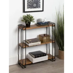 30" X 26" Lintz Wood And Metal Floating Wall Shelves - Kate And Laurel All Things Decor 11 30" X 26" Lintz Wood And Metal Floating Wall Shelves - Kate And Laurel All Things Decor -Furniture Series Store GUEST 098a5dde 785b 4590 b542 31b10c9b9f82