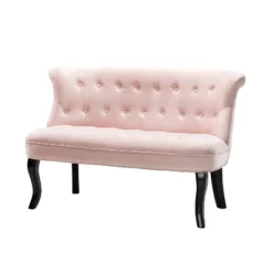 Jane 47" Velvet Button-tufted And Wing Back Loveseat Solid Wood And Cabriole Legs For Living Room And Bedroom | ARTFUL LIVING DESIGN 33 Jane 47" Velvet Button-tufted And Wing Back Loveseat Solid Wood And Cabriole Legs For Living Room And Bedroom | ARTFUL LIVING DESIGN -Furniture Series Store GUEST 0b7d909c d437 435c 9c85 daab377d0901