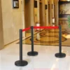 Yaheetech Retractable Belt Stanchion Set For Queuing Lines Crowd Control Barriers