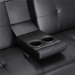 Yaheetech Convertible Faux Leather Sofa Bed Futon With Armrest -Furniture Series Store GUEST 0d760525 ceb4 44fc 822a dd23461cbb55