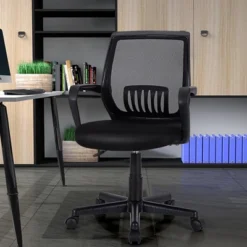 Costway Mid-Back Office Executive Chair Mesh Chair Height Adjustable W/ Lumbar Support -Furniture Series Store GUEST 0df5656b 2f28 4b56 b5e8 946017c84ec0