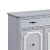 36" Enyin Cabinet Gray Finish - Acme Furniture