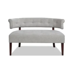 Jennifer Taylor Home Jared Roll Arm Tufted Bench Settee -Furniture Series Store GUEST 0e767be6 f4b6 49fc 9bc1 3f5f655f0ae6