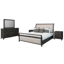 5pc Cindi Sleigh Bedroom Set Gray - Abbyson Living -Furniture Series Store GUEST 0ea4ffc4 8854 4709 bd48 b8ebf939c2ec
