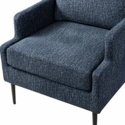 Leandes Mid-century Armchair With Tapered Metal Legs For Living Room And Bedroom | KARAT HOME -Furniture Series Store GUEST 0f8292ae 2cc4 4cff b633 ee328c0586a4