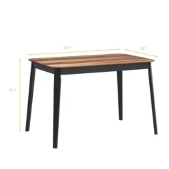 Costway Mid Century Modern Rectangular Dining Room Table W/ Solid Wooden Legs Walnut 14 Costway Mid Century Modern Rectangular Dining Room Table W/ Solid Wooden Legs Walnut -Furniture Series Store GUEST 0f8be03f 3398 4173 8389 1b820a56c8dc