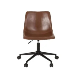 Jarvi Contemporary Upholstered Swivel Office Chair With Rolling Casters - Christopher Knight Home -Furniture Series Store GUEST 12f79334 c968 4ec9 80dc a4d5e3c42434