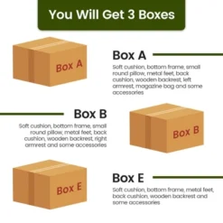 Costway Modern Modular 3-Seat Sofa Couch W/ Side Storage Pocket & Metal Legs Army Green -Furniture Series Store GUEST 1304a9ec 15b0 4e10 9025 29cefbfba4f6