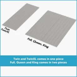 Continental Sleep, 0.75-Inch Heavy Duty Vertical Mattress Support Wooden Bunkie Board/Slats With Cover -Furniture Series Store GUEST 14fc7626 bbff 439d 8708 a028544383f7 1