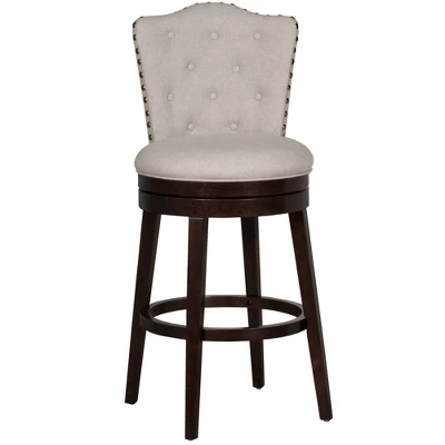 Edenwood Barstool Chocolate/Cream - Hillsdale Furniture 2 Edenwood Barstool Chocolate/Cream - Hillsdale Furniture - Image 2