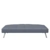 Colette Convertible Futon Sofa Bed Light Gray - Serta