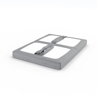 Full Brixen Wood Arm Metal Futon Frame With 6" Mattress - Room & Joy 10 Full Brixen Wood Arm Metal Futon Frame With 6" Mattress - Room & Joy - Image 10