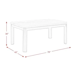 5pc Celine Rectangular Dining Set And 4 Gray Side Chairs - Picket House Furnishings