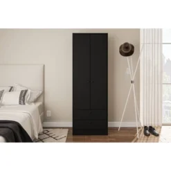 Denmark 2 Door And 2 Drawer Wardrobe - Polifurniture -Furniture Series Store GUEST 19f37f30 4e54 4970 8413 4def1fd3c33e