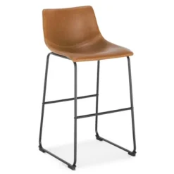 Set Of 2 Lakewood Barstools Tan - Poly & Bark -Furniture Series Store GUEST 1a2980f6 a3c1 40fb 927a 90e97debad23