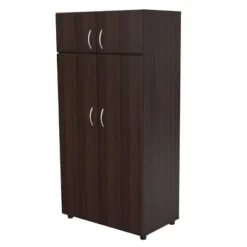 4 Door Wardrobe/Armoire Espresso - Inval -Furniture Series Store GUEST 1a2f60ae 6fc1 4e6e 94b1 d9dd53b7ca49