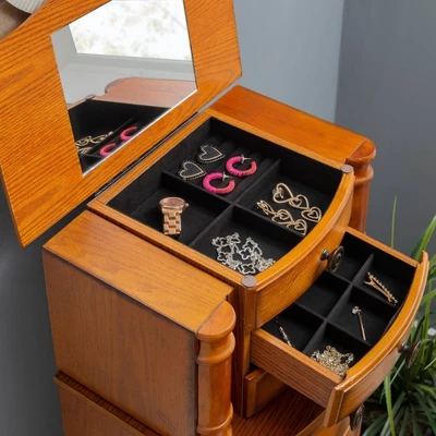 Marie Jewelry Armoire Oak - Powell Company 11 Marie Jewelry Armoire Oak - Powell Company - Image 11