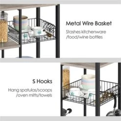 Yaheetech 4-Tier 55" Kitchen Baker's Rack With Power Outlet 13 Yaheetech 4-Tier 55" Kitchen Baker's Rack With Power Outlet -Furniture Series Store GUEST 1ae88d52 0df8 44af 9ab5 9890b07d9adb