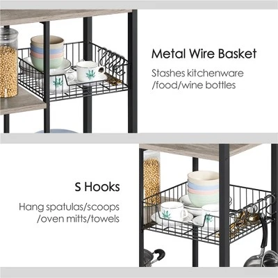 Yaheetech 4-Tier 55" Kitchen Baker's Rack With Power Outlet 5 Yaheetech 4-Tier 55" Kitchen Baker's Rack With Power Outlet - Image 5