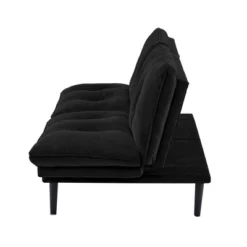 Finley Convertible Futon Sofa Bed Black - Serta -Furniture Series Store GUEST 1afffe4f ca5f 47e8 8e6a 814b01a4b79f