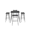 5pc Gilbert Pub Dining Set Gray - Boraam