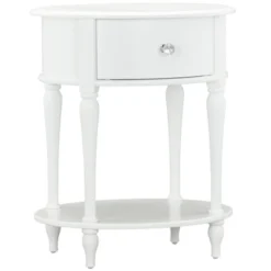 Little Seeds Rowan Valley Laren Oval 1 Drawer Nightstand With Wood Legs, White 5 Little Seeds Rowan Valley Laren Oval 1 Drawer Nightstand With Wood Legs, White -Furniture Series Store GUEST 1e3dc0b7 9c6d 4316 96db 82b4b4c4b5bb
