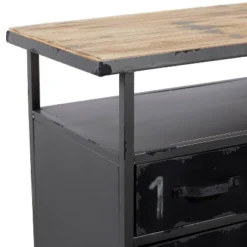 Industrial Wood Buffet Gray - Olivia & May -Furniture Series Store GUEST 1e4d8684 26df 4a1d 87e8 6e6972aee53b