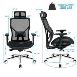 Costway Ergonomic Office Chair High-Back Mesh Chair W/Adjustable Lumbar Support -Furniture Series Store GUEST 1e99d865 c576 4b32 9f55 feb0883d3e8d