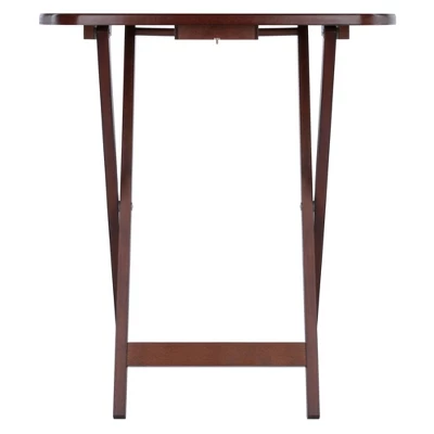 4pc Corbett Oversize Oblong Snack Table Set Antique Walnut - Winsome 7 4pc Corbett Oversize Oblong Snack Table Set Antique Walnut - Winsome - Image 7