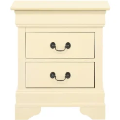Passion Furniture Louis Philippe 2-Drawer Nightstand (24 In. H X 21 In. W X 16 In. D) 17 Passion Furniture Louis Philippe 2-Drawer Nightstand (24 In. H X 21 In. W X 16 In. D) -Furniture Series Store GUEST 20b11ef4 bc96 478b 84ba e0403da67957