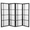 4 Ft. Tall Double Cross Shoji Screen (4 Panels) - Oriental Furniture