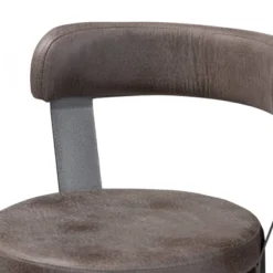 Set Of 2 Arcene Antique Faux Leather Swivel Barstools Gray/Black - Baxton Studio -Furniture Series Store GUEST 21d3b9ac c4d8 4547 8579 3aeb89586e22