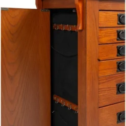 Delia Jewelry Armoire Brown - Powell Company -Furniture Series Store GUEST 2245716a fa42 47af 9bbe f7ab634fcde4