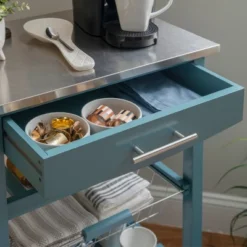 Clarke Kitchen Cart - Linon -Furniture Series Store GUEST 2251cfff 6adb 4985 bcc1 b9496af39ec3
