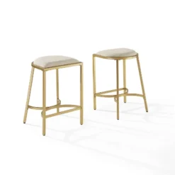 Set Of 2 Ellery Counter Height Barstools - Crosley -Furniture Series Store GUEST 22cf2fd0 8919 4984 a245 0e5a95e1b751
