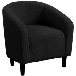 Yaheetech Upholstered Armchair Accent Barrel Chair -Furniture Series Store GUEST 2327b355 d318 4d77 b392 9cf606818ffc