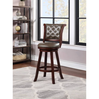 Bridgeport Swivel Barstool Brown - H2O Furnishings 5 Bridgeport Swivel Barstool Brown - H2O Furnishings - Image 5