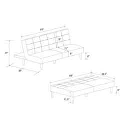 Bowie Upholstered Futon - Room & Joy 24 Bowie Upholstered Futon - Room & Joy -Furniture Series Store GUEST 236e9b3f fe85 4f47 943c 51352d0af7c6